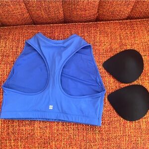 Sweaty Betty zip Bra Top